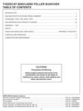 Download Complete Operator/User Manual PDF For Tigercat 855D Feller Buncher | Serial No. (85512001-85513000)