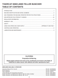 Download Complete Operator/User Manual PDF For Tigercat 855E Feller Buncher | Serial No. (85513001-85514000)