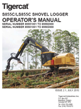 Tigercat S855C Shovel Logger Operator/User Manual (85550101-85552000, 85551001-85552000) - PDF File Download