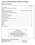 Download Complete Service Repair Manual PDF For Tigercat S855C Shovel Logger | Serial No. (85550101-85552000, 85550101-85551000)