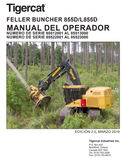 Tigercat 855D Feller Buncher Operator/User Manual (85512001-85513000) - PDF File Download