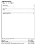 Download Complete Operator/User Manual PDF For Tigercat Si065 Simulator | Serial No. (Si0650001-Si0650200)