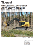 Tigercat 855C Feller Buncher Operator/User Manual (85510101-85512000, 85511001-85512000) - PDF File Download