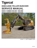 Tigercat 855E Feller Buncher Service Repair Manual (85513001-85514000) - PDF File Download