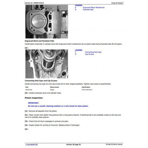 TECHNICAL MANUAL JOHN DEERE X320, SELECT SERIES TRACTOR TM2308 The