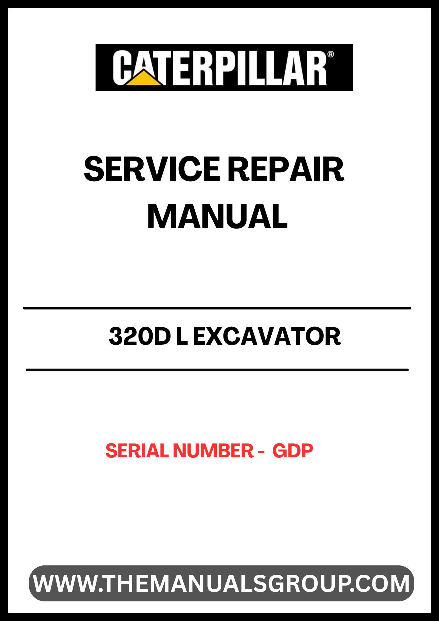 Unlock the full potential of your CAT 320D L Excavator with our comprehensive Service Repair Manual, specifically designed for serial number GDP. This manual is an essential resource for operators and technicians alike, providing detailed instructions and insights to keep your machine running smoothly.
