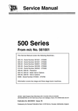 JCB 505-19, 505-22, 508-40, 506-36, 510-40, 508-40, 505-19, 505-22, 506-36, 508-40, 506B Telescopic Handler (500 Series) Service Repair Manual - Manual labs
