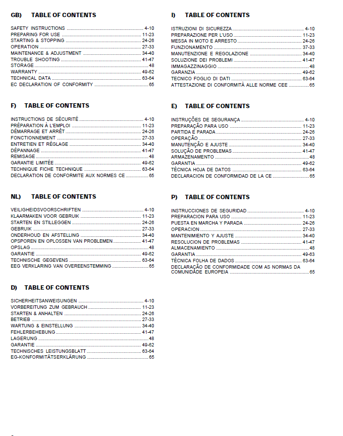 John Deere XT140 String Trimmer Operator's Manual OMPS04462 The