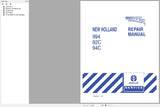 New Holland 944, 92C, 94C Service Repair Manual 86642406 - Manual labs