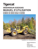 Tigercat 632E, 635G Skidder Operator's/User Manual (6320500, 6353200) - PDF File Download