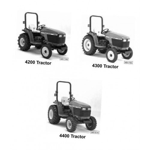 JOHN DEERE 4400 COMPACT UTILITY TRACTOR TECHNICAL MANUAL TM1677 PDF