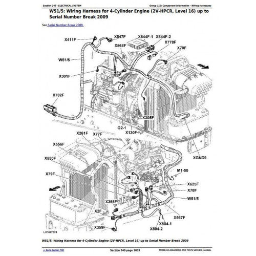 JOHN DEERE 6430 TRACTOR DIAGNOSIS & TESTS SERVICE MANUAL TM400419 PD