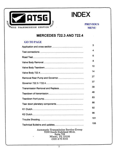 MERCEDES 722.4 AND 722.3 SERVICE MANUAL PDF FILE