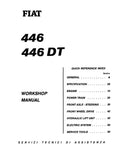 FIAT 446, 446DT, 55-46, 55-56, 60-46, 60-56, 65, 65-46, 65-56, 70, 70-56 TRACTOR WORKSHOP MANUAL 06910073 - PDF FILE