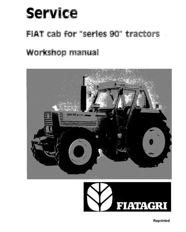 FIAT 55-90, 60-90, 70-90, 80-90, 90-90, 100-90, 115-90, 130-90, 140-90, 160-90, 180-90 TRACTOR WORKSHOP MANUAL 06910085 - PDF FILE