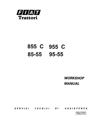 FIAT TRATTORI 85-55, 855C, 95-55 AND 955C CRAWLER TRACTOR WORKSHOP MANUAL 06910092 - PDF FILE