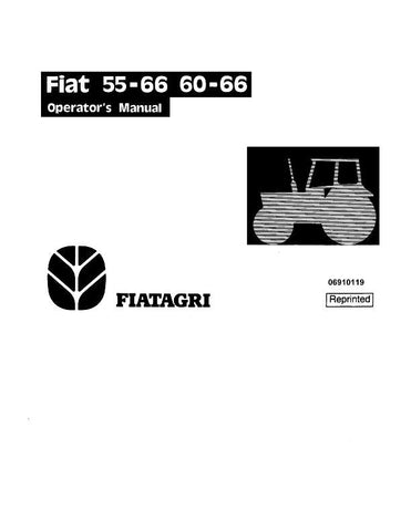 6036404900 Fiat 55-66 60-66 - New Holland Operator's Manual 06910119 Download PDF - Manual labs