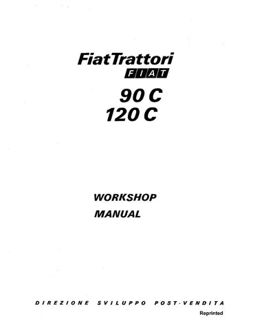 FIAT TRATTORI 90C AND 120C CRAWLER TRACTOR WORKSHOP MANUAL 06910276 - PDF FILE