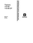 6036413000 Fiat 110-90 110-90 DT - New Holland Operator's Manual 06910280 Download PDF - Manual labs
