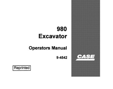CASE 880C EXCAVATOR OPERATOR’S MANUAL - PFD FILE