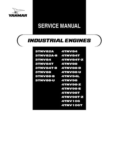 YANMAR 3TNV82A, 3TNV84, 3TNV88, 4TNV106, 4TNV84, 4TNV88, 4TNV94L, 4TNV98 DIESEL ENGINE TROUBLESHOOTING MANUAL - PDF FILE