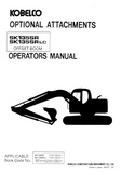 KOBELCO HYDRAULIC EXCAVATOR SK135SR SK135SRLC OPERATOR MANUAL