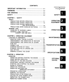 Kobelco Hydraulic Excavator SK15SR SK20SR Operator Manual