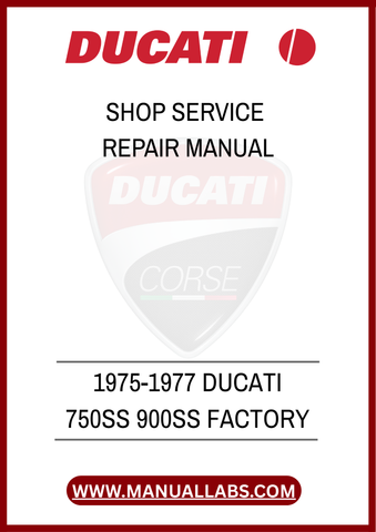 DON'T MISS OUT ON THE OPPORTUNITY TO ENHANCE YOUR MOTORCYCLE KNOWLEDGE AND SKILLS. INVEST IN THE 1975-1977 DUCATI 750SS 900SS FACTORY SHOP SERVICE REPAIR MANUAL TODAY