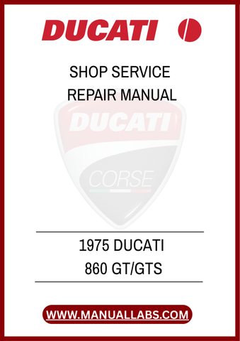 DON'T MISS OUT ON THE OPPORTUNITY TO ENHANCE YOUR DUCATI EXPERIENCE. INVEST IN THE 1975 DUCATI 860 GT/GTS SHOP SERVICE REPAIR MANUAL TODAY AND GAIN THE CONFIDENCE