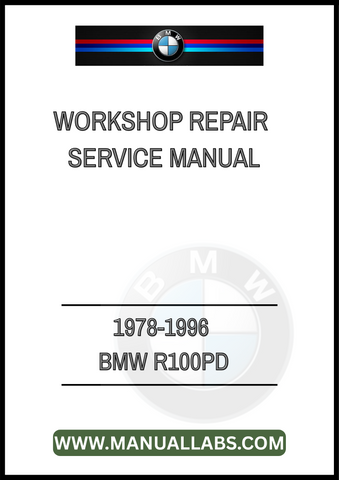 UNLOCK THE FULL POTENTIAL OF YOUR 1978-1996 BMW R100PD WITH OUR COMPREHENSIVE WORKSHOP REPAIR SERVICE MANUAL IN PDF FORMAT. THIS ESSENTIAL GUIDE IS METICULOUSLY CRAFTED TO PROVIDE YOU WITH DETAILED INSTRUCTIONS, 