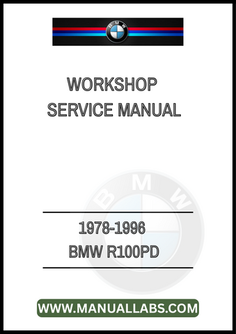UNLOCK THE FULL POTENTIAL OF YOUR 1978-1996 BMW R100PD WITH OUR COMPREHENSIVE WORKSHOP SERVICE MANUAL IN PDF FORMAT. THIS ESSENTIAL GUIDE IS METICULOUSLY CRAFTED TO PROVIDE YOU WITH DETAILED INSTRUCTIONS, 