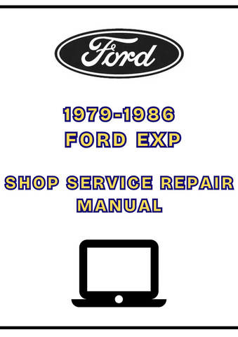 1979-1986 FORD EXP SHOP SERVICE REPAIR MANUAL - PDF