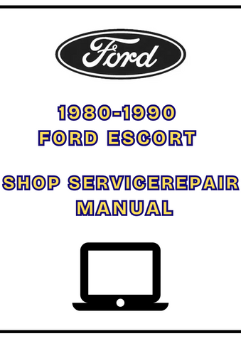 1980-1990 FORD ESCORT SHOP SERVICE REPAIR MANUAL - PDF
