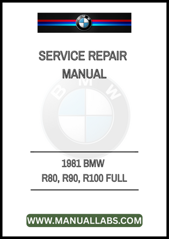 REV UP YOUR MOTORCYCLE MAINTENANCE SKILLS WITH THE 1981 BMW R80, R90, R100 FULL SERVICE REPAIR MANUAL IN PDF FORMAT. THIS COMPREHENSIVE GUIDE IS DESIGNED FOR BOTH SEASONED MECHANICS AND DIY ENTHUSIASTS,