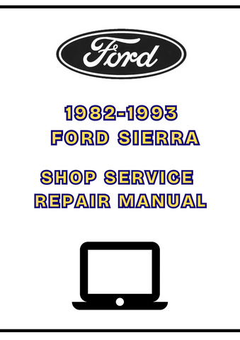 1982-1993 FORD SIERRA SHOP SERVICE  REPAIR MANUAL - PDF