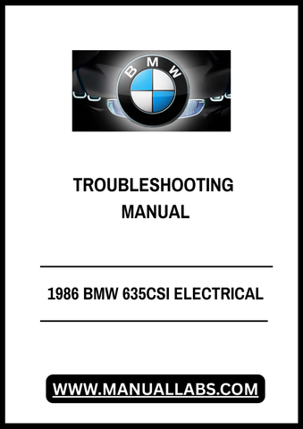 Unlock the full potential of your 1986 BMW 635CSI with our comprehensive Electrical Troubleshooting Manual, available in a convenient PDF format. This essential guide is designed to help you diagnose and resolve electrical issues efficiently, ensuring your classic car runs smoothly and reliably.