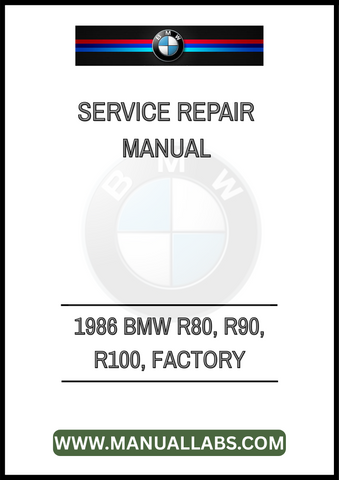 REV UP YOUR RESTORATION PROJECT WITH THE 1986 BMW R80, R90, R100 FACTORY SERVICE REPAIR MANUAL IN PDF FORMAT. THIS COMPREHENSIVE GUIDE IS AN ESSENTIAL RESOURCE FOR ANY MOTORCYCLE ENTHUSIAST OR MECHANIC LOOKING TO MAINTAIN, 