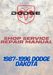 1987-1996 DODGE DAKOTA SHOP SERVICE REPAIR MANUAL - PDF