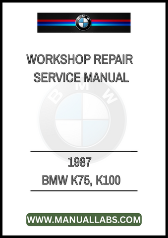 INSIDE, YOU'LL FIND STEP-BY-STEP REPAIR PROCEDURES, WIRING DIAGRAMS, AND TROUBLESHOOTING TIPS TAILORED SPECIFICALLY FOR THE K75 AND K100 MODELS. WITH CLEAR ILLUSTRATIONS AND EASY-TO-FOLLOW GUIDELINES, 
