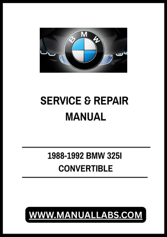 Revitalize your 1988-1992 BMW 325i Convertible with our comprehensive Service & Repair Manual in PDF format. This essential guide is designed for both seasoned mechanics and DIY enthusiasts, providing detailed instructions and insights to keep your vehicle running smoothly. With easy navigation and clear diagrams, you’ll have everything you need at your fingertips.