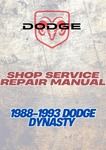 1988-1993 DODGE DYNASTY SHOP SERVICE REPAIR MANUAL - PDF