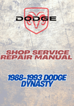 1988-1993 DODGE DYNASTY SHOP SERVICE REPAIR MANUAL - PDF