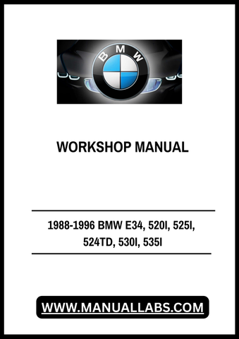 Unlock the full potential of your 1988-1996 BMW E34 with our comprehensive Workshop Manual, available in a convenient PDF format. This essential guide covers all models, including the 520I, 525I, 524TD, 530I, and 535I, providing you with detailed instructions and insights to keep your vehicle running smoothly.