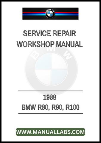 UNLOCK THE FULL POTENTIAL OF YOUR CLASSIC BMW MOTORCYCLE WITH THE 1988 BMW R80, R90, R100 WORKSHOP REPAIR SERVICE MANUAL. THIS COMPREHENSIVE PDF FILE IS AN ESSENTIAL RESOURCE FOR BOTH SEASONED MECHANICS AND DIY ENTHUSIASTS,