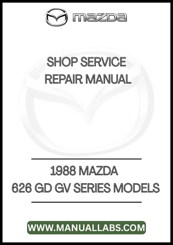 1988 MAZDA 323 FACTORY SHOP SERVICE REPAIR MANUAL - PDF