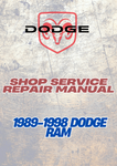  1989-1998 DODGE RAM SHOP SERVICE REPAIR MANUAL - PDF