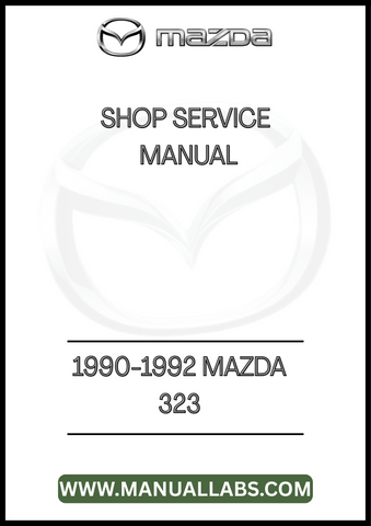 1990-1992 MAZDA 323 SHOP SERVICE MANUAL - PDF