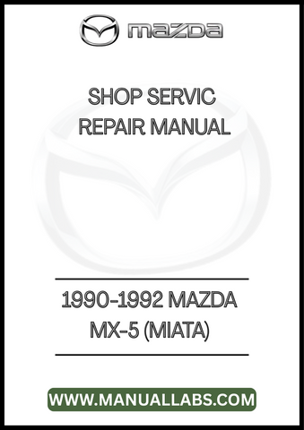 1990-1992 MAZDA MX-6 626 SHOP SERVICE REPAIR MANUAL - PDF