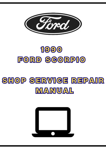 1990 FORD SCORPIO SHOP SERVICE REPAIR MANUAL - PDF