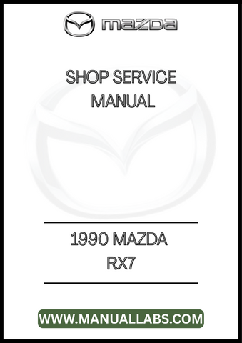 1990 MAZDA RX7 SHOP SERVICE MANUAL - PDF